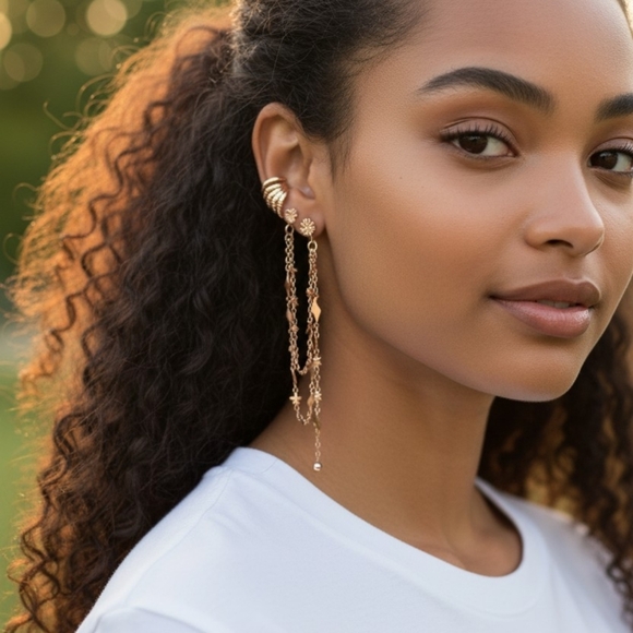 Free People Earrings & Tote - Picture 2 of 5